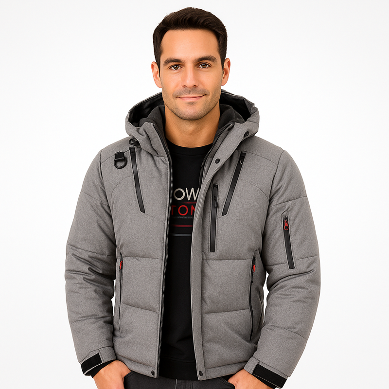 Giacca Invernale da Uomo | Imbottitura in Poliestere con Cappuccio