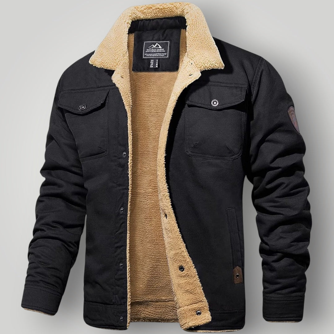 Giacca Invernale da Uomo Foderata con Sherpa | Tessuto Isolante