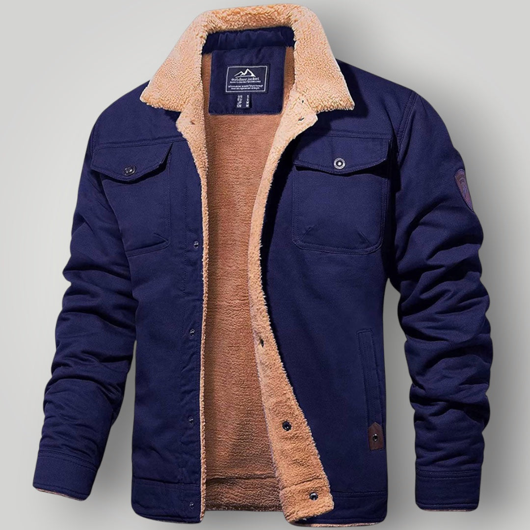 Giacca Invernale da Uomo Foderata con Sherpa | Tessuto Isolante