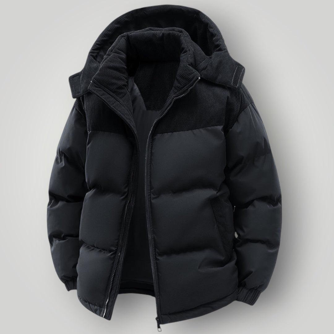Giacca Invernale da Uomo | Imbottitura in Poliestere e Cappuccio