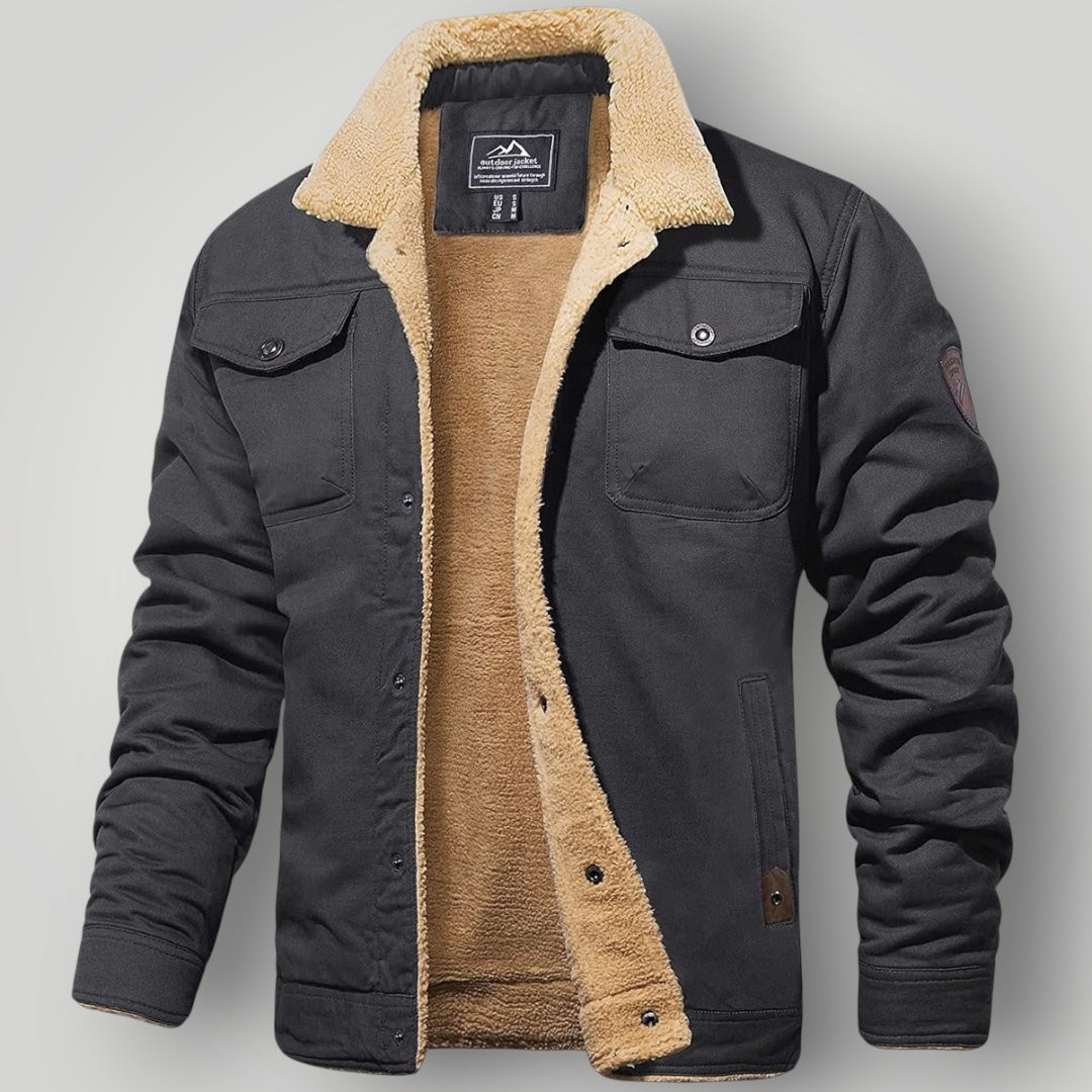 Giacca Invernale da Uomo Foderata con Sherpa | Tessuto Isolante