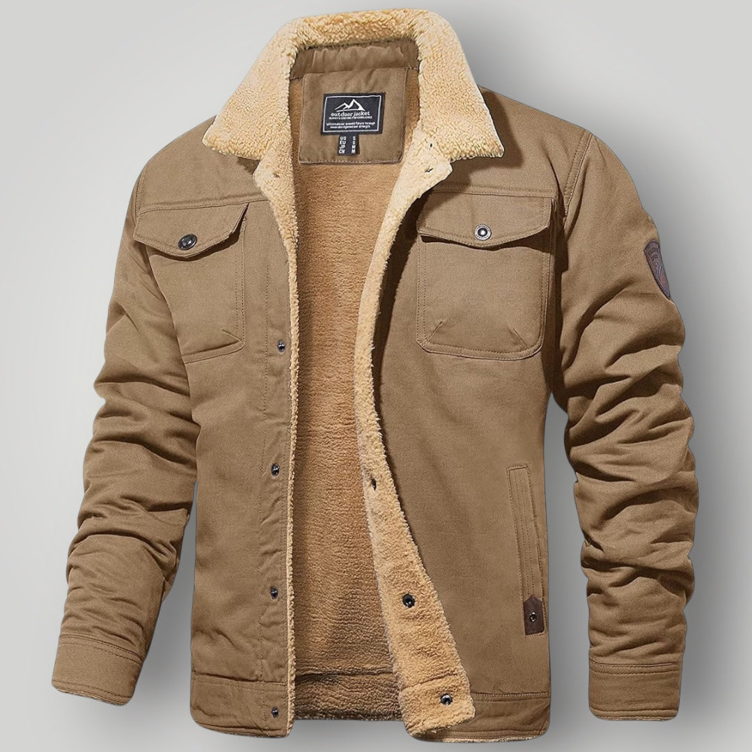 Giacca Invernale da Uomo Foderata con Sherpa | Tessuto Isolante