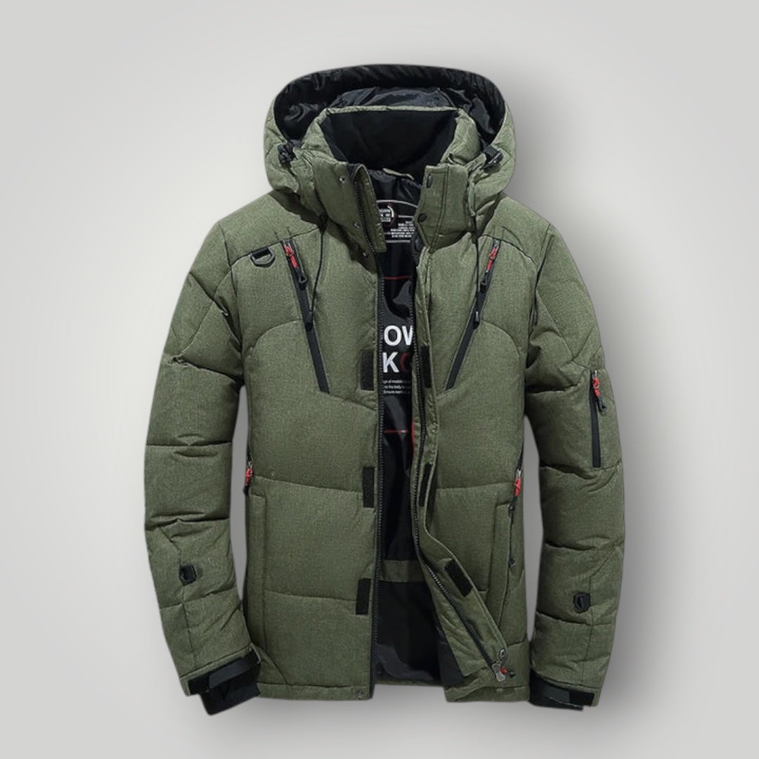 Giacca Invernale da Uomo | Imbottitura in Poliestere con Cappuccio